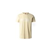 The North Face M S/S Woodcut Dome Tee - Jaune - T-shirt à manches courtes