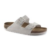 Birkenstock Arizona Soft Footbed Suede Leather Regular Fit Grey - Gris - Sandales Birkenstock Arizona Soft Footbed Suede Leather Regular Fit Grey - Gris - Sandales