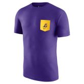 Nike NBA Los Angeles Lakers Pocket Tee - Mauve - T-shirt à manches courtes