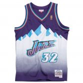 Mitchell & Ness Utah Jazz Karl Malone Swingman Jersey - Mauve - Jersey