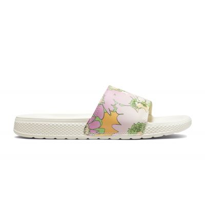 Converse All Star Slide Crafted Florals - Blanc - Baskets