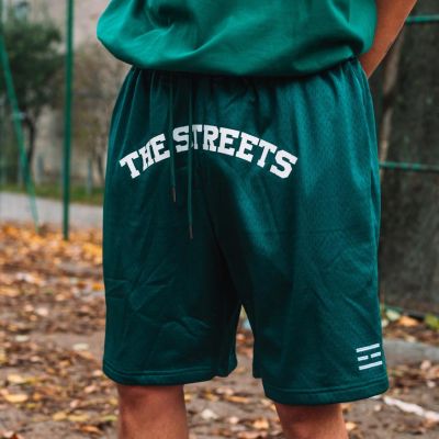 The Streets Green Shorts - Vert - Shorts