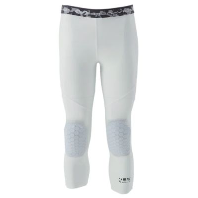 McDavid Hex Tight With Knee Pads 3/4 White - Blanc - Pantalon