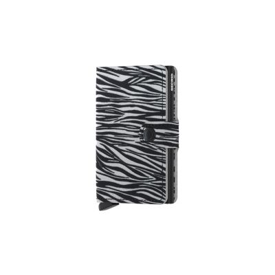 Secrid Miniwallet Zebra Light Grey - Gris - Accessoires Secrid Miniwallet Zebra Light Grey - Gris - Accessoires