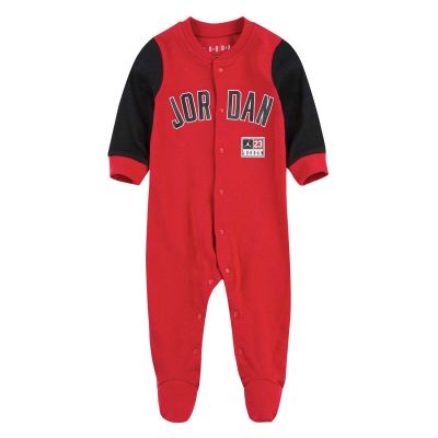 Jordan Diamond Footed Coverall Bodysuit Gym Red - Rouge - body