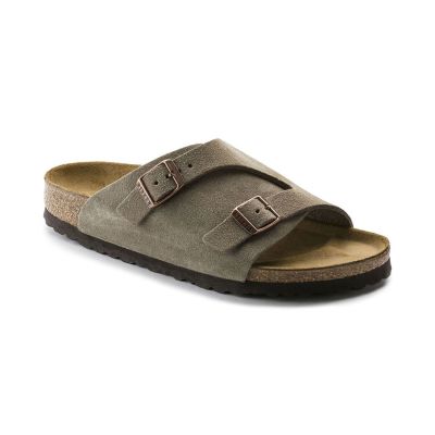 Birkenstock Zürich Suede Leather Regular Fit Grey 50461 - Gris - Sandales Birkenstock Zürich Suede Leather Regular Fit Grey 50461 - Gris - Sandales