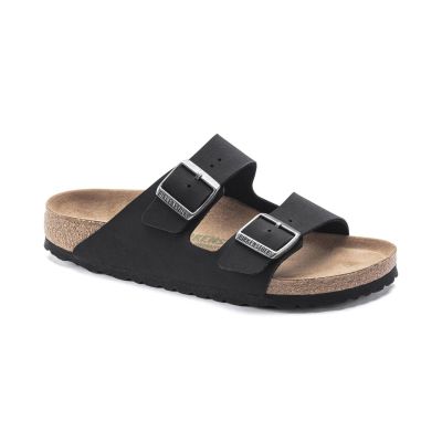 Birkenstock Arizona Vegan Birko-Flor Nubuck Narrow Fit Black - Noir - Sandales Birkenstock Arizona Vegan Birko-Flor Nubuck Narrow Fit Black - Noir - Sandales