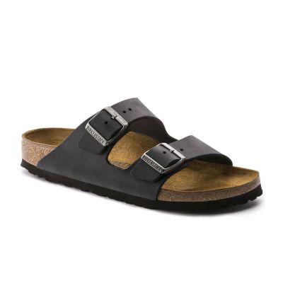 Birkenstock Arizona NU Oiled Black Narrow Fit - Noir - Sandales Birkenstock Arizona NU Oiled Black Narrow Fit - Noir - Sandales