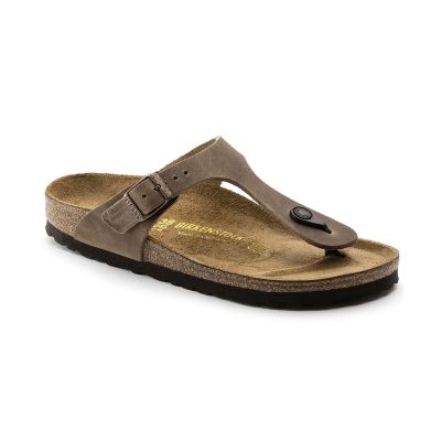 Birkenstock Gizeh NU Oiled Tabacco Brown Regular Fit - Marron - Sandales Birkenstock Gizeh NU Oiled Tabacco Brown Regular Fit - Marron - Sandales