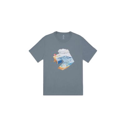 Converse Star Chevron Ocean T-Shirt - Bleu - T-shirt à manches courtes