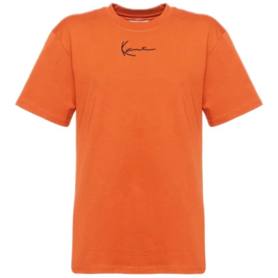 Karl Kani Small Signature Essential Tee Dark Orange - Orange - T-shirt à manches courtes