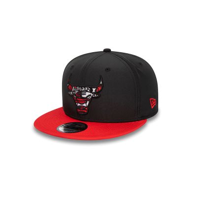 New Era Chicago Bulls Infill Black 9FIFTY Snapback Cap - Noir - Casquette