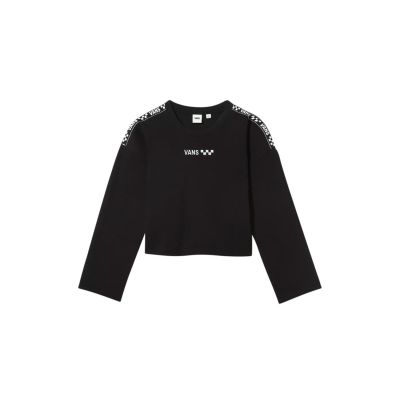 Vans Wm Brand Striper Crew Black - Noir - T-shirt à manches courtes Vans Wm Brand Striper Crew Black - Noir - T-shirt à manches courtes