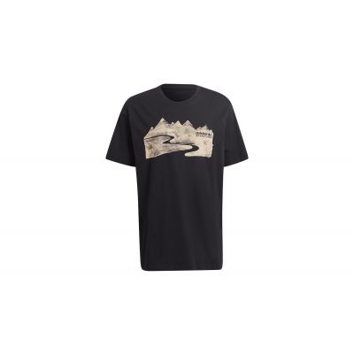 adidas Adventure Mountain INK Tee - Noir - T-shirt à manches courtes