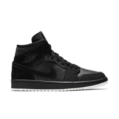 Air Jordan 1 Mid Women's Shoes Black - Noir - Baskets Air Jordan 1 Mid Women's Shoes Black - Noir - Baskets