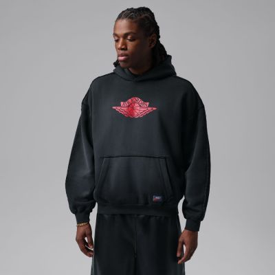 Jordan Flight Wings Men's Fleece Pullover Hoodie Black - Noir - Hoodie Jordan Flight Wings Men's Fleece Pullover Hoodie Black - Noir - Hoodie