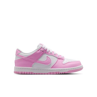 Nike Dunk Low Big Kids' Shoes White - Blanc - Baskets Nike Dunk Low Big Kids' Shoes White - Blanc - Baskets
