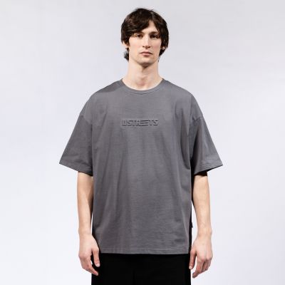 The Streets Embossed Tee Grey - Gris - T-shirt à manches courtes