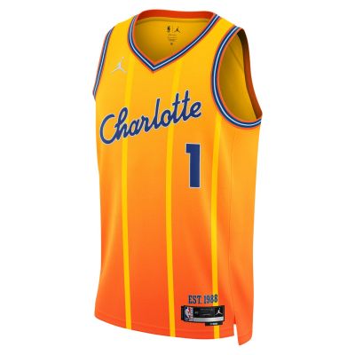 Nike Dri-FIT Charlotte Hornets Lamelo Ball Swingman Jersey - Orange - Jersey