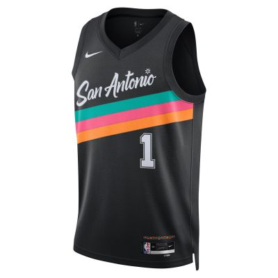 Nike NBA Victor Wembanyama San Antonio Spurs City Edition Swingman Jersey - Noir - Jersey