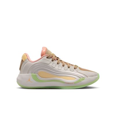 Air Jordan Luka 4 "Light Orewood and Tangerine" (GS) - Blanc - Baskets
