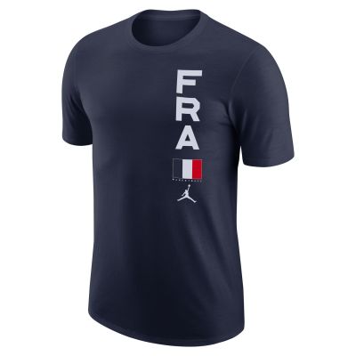 Jordan Dri-FIT France Team Tee - Bleu - T-shirt à manches courtes