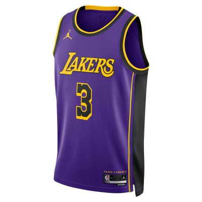 Jordan Dri-FIT Anthony Davis Los Angeles Lakers Statement Edition 2022 Swingman Jersey Field Purple - Mauve - Jersey