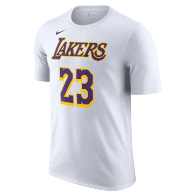 Nike NBA Los Angeles Lakers LeBron James Tee White - Blanc - T-shirt à manches courtes