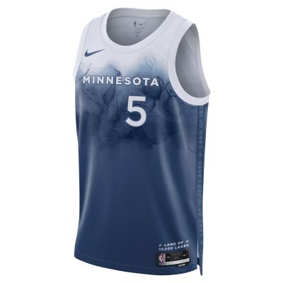 Nike Dri-FIT Anthony Edwards Minnesota Timberwolves City Edition 2023/24 Swingman Jersey - Bleu - Jersey