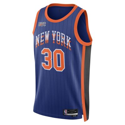 Nike NBA Dri-FIT New York Knicks Julius Randle 2023 Swingman Jersey Rush Blue - Bleu - Jersey