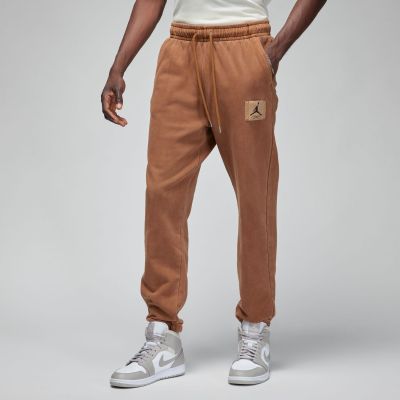 Jordan Essentials Fleece Washed Pants Brown - Marron - Pantalon