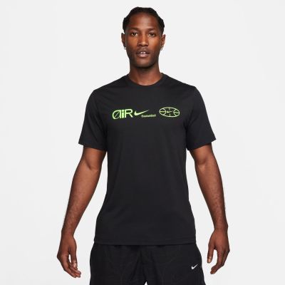 Nike Dri-FIT Verbiage Tee Black - Noir - T-shirt à manches courtes