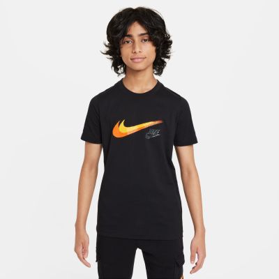 Nike Sportswear Big Kids' Graphic Tee Black - Noir - T-shirt à manches courtes