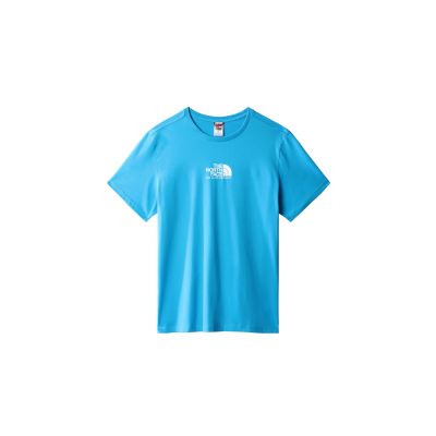 The North Face M S/S Alpine Equipment Tee - Bleu - T-shirt à manches courtes