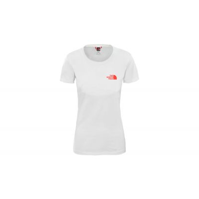 The North Face W Bf Red Box Tee - Blanc - T-shirt à manches courtes