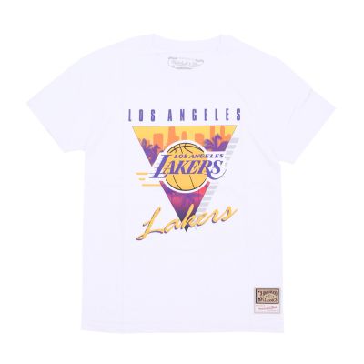 Mitchell & Ness NBA LA Lakers Final Seconds Tee - Blanc - T-shirt à manches courtes