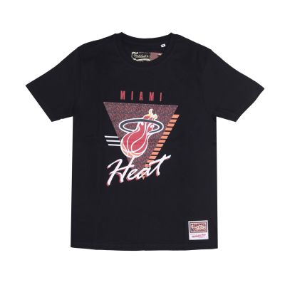 Mitchell & Ness NBA Miami Heat Final Seconds Tee - Noir - T-shirt à manches courtes