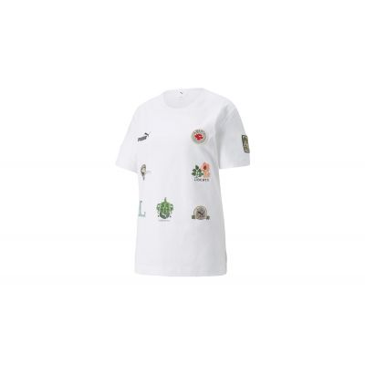 Puma x LIBERTY Badge Women's Tee - Blanc - T-shirt à manches courtes