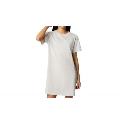 Converse Heathered Short Sleeve T-Shirt Dress - Gris - T-shirt à manches courtes