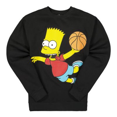 The Simpsons X Chinatown Market Air Bart Arc Sweatshirt Black - Noir - Hoodie