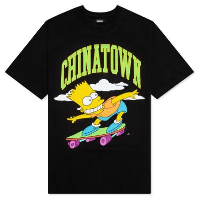The Simpsons X Chinatown Market Cowabunga Arc T-Shirt Black - Noir - T-shirt à manches courtes