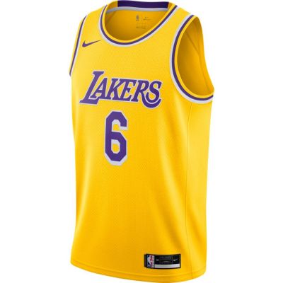 Nike LeBron James Lakers Icon Edition 2020 Swingman Jersey - Jaune - Jersey