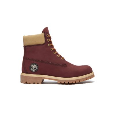 Timberland 6-Inch Lace Waterproof Boot 7.5 - Rouge - Baskets Timberland 6-Inch Lace Waterproof Boot 7.5 - Rouge - Baskets