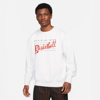Nike Dri-Fit Standard Issue Basketball Sweatshirt - Blanc - Hoodie