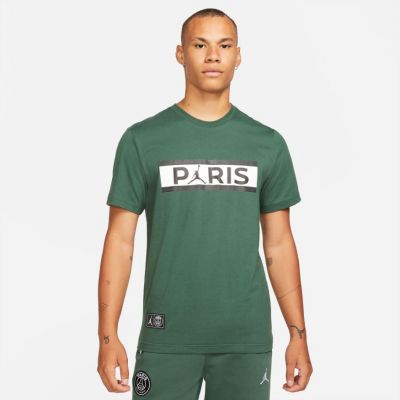 Jordan Paris Saint-Germain Tee Green - Vert - T-shirt à manches courtes
