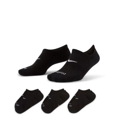 Nike Everyday Plus Cushioned Wmns Training Footie Socks 3-Pack Black - Noir - Chaussettes