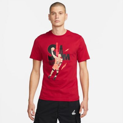 Jordan Game 5 Tee Red - Rouge - T-shirt à manches courtes