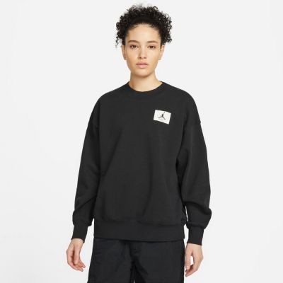 Jordan Essentials Wmns Fleece Crew Sweatshirt - Noir - Hoodie