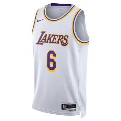 Nike Dri-FIT NBA Los Angeles Lakers Association Edition 2022/23 Swingman Jersey - Blanc - Jersey