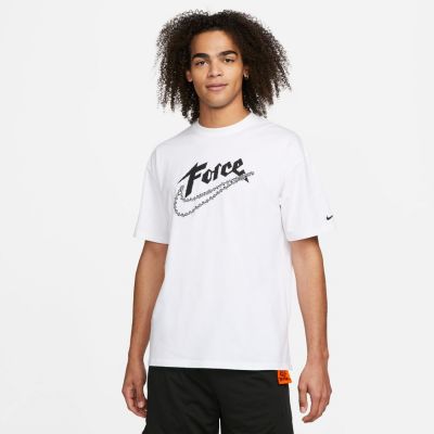 Nike Force Swoosh M90 Tee - Blanc - T-shirt à manches courtes